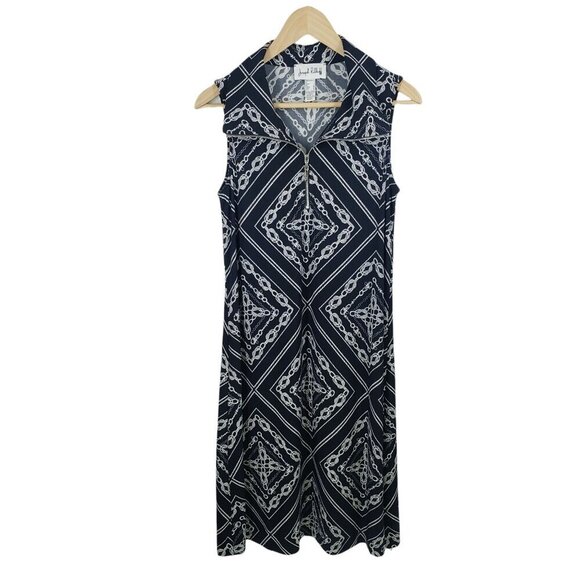 Joseph Ribkoff Dress Sleeveless Front Zipper Women's‎ Size 6 - Picture 8 of 9